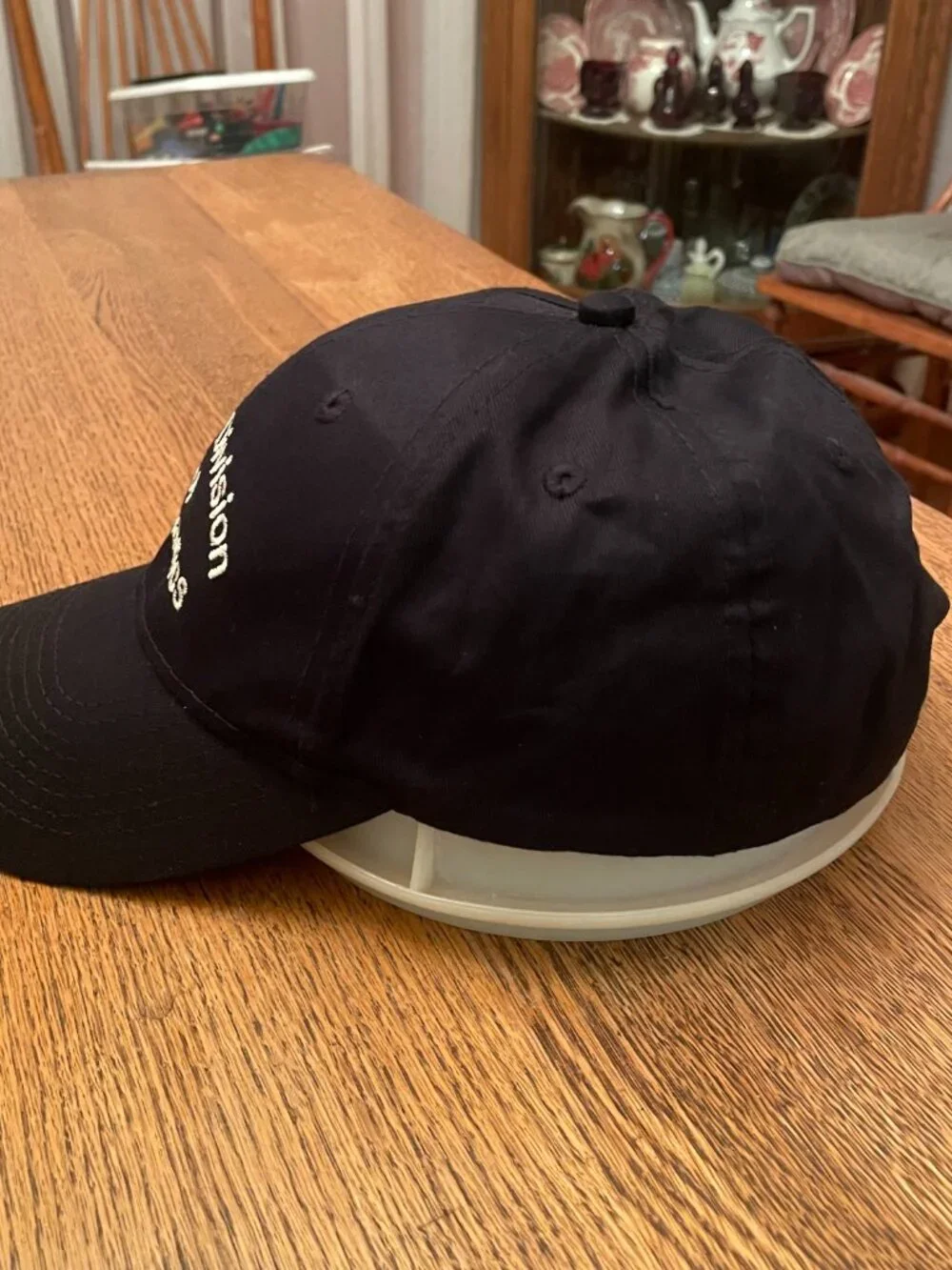 Idaho Division of Aeronautics Black Hook and Loop Baseball Hat Cap